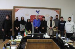 دیدار اعضای تشکل مجمع اسلامی دانشجویان واحد علوم و تحقیقات با رئیس دانشگاه واحد علوم و تحقیقات